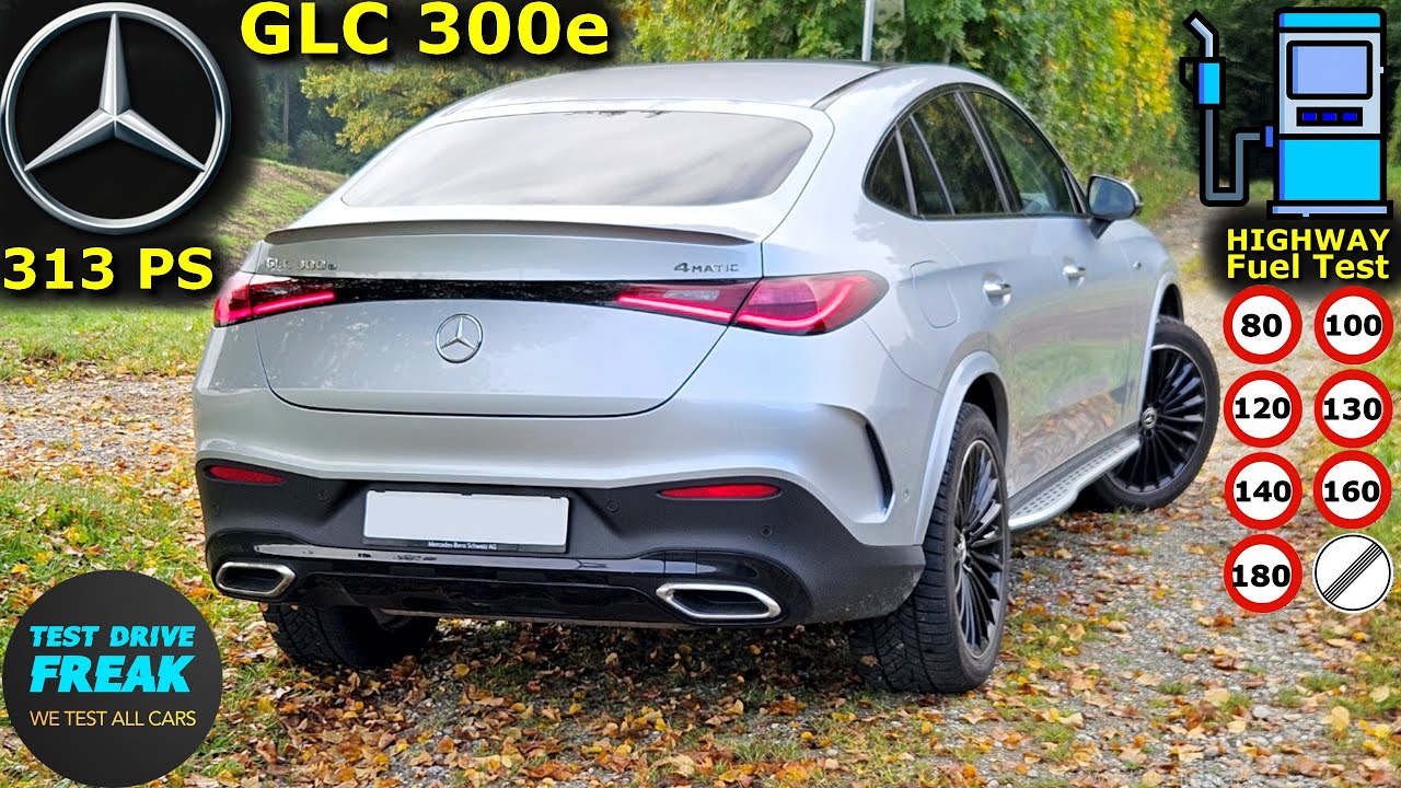 2025 Mercedes-Benz GLC 300e 4MATIC Coupe (313 PS) TEST DRIVE 🚘 Fuel Consumption & Performance Review