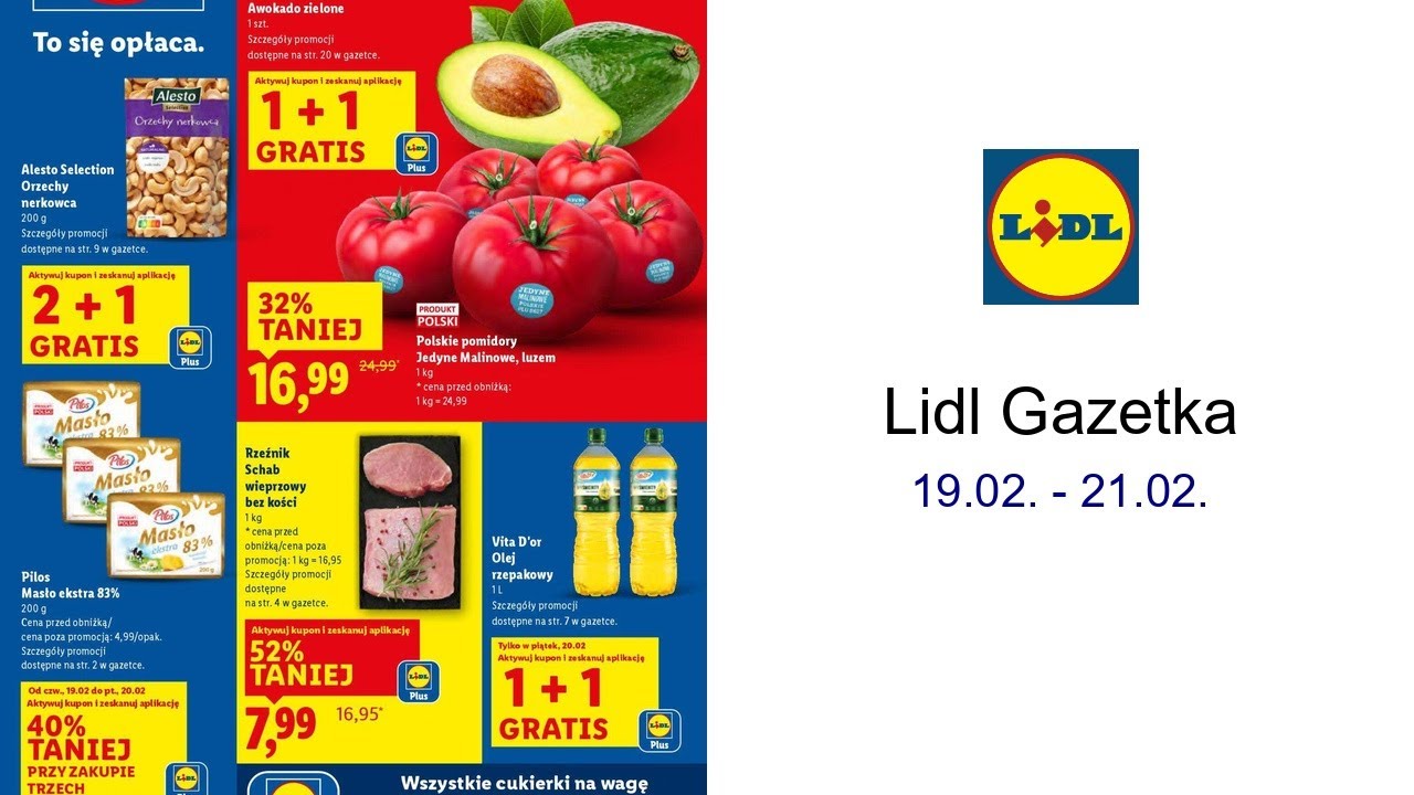 Lidl Gazetka 19.02. - 21.02.