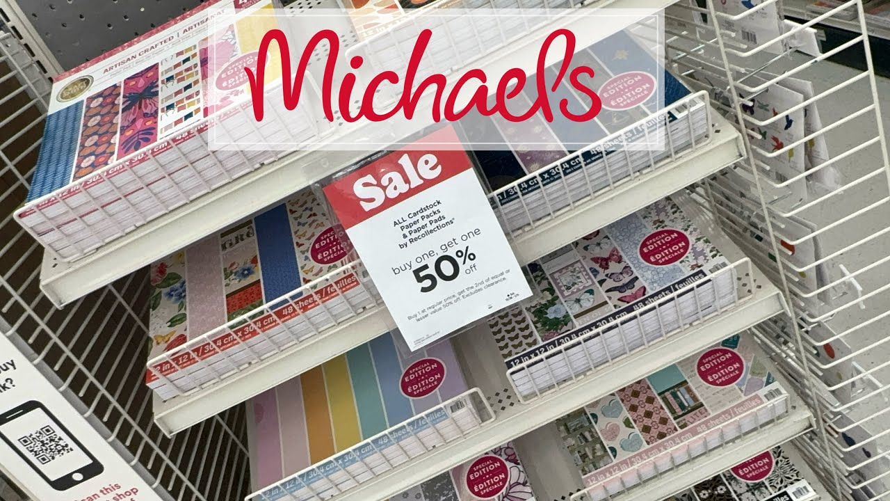 Совершенно новые наборы бумаги в Michaels уже в продаже! // + распродажа Tim Holtz / Весенняя кол...