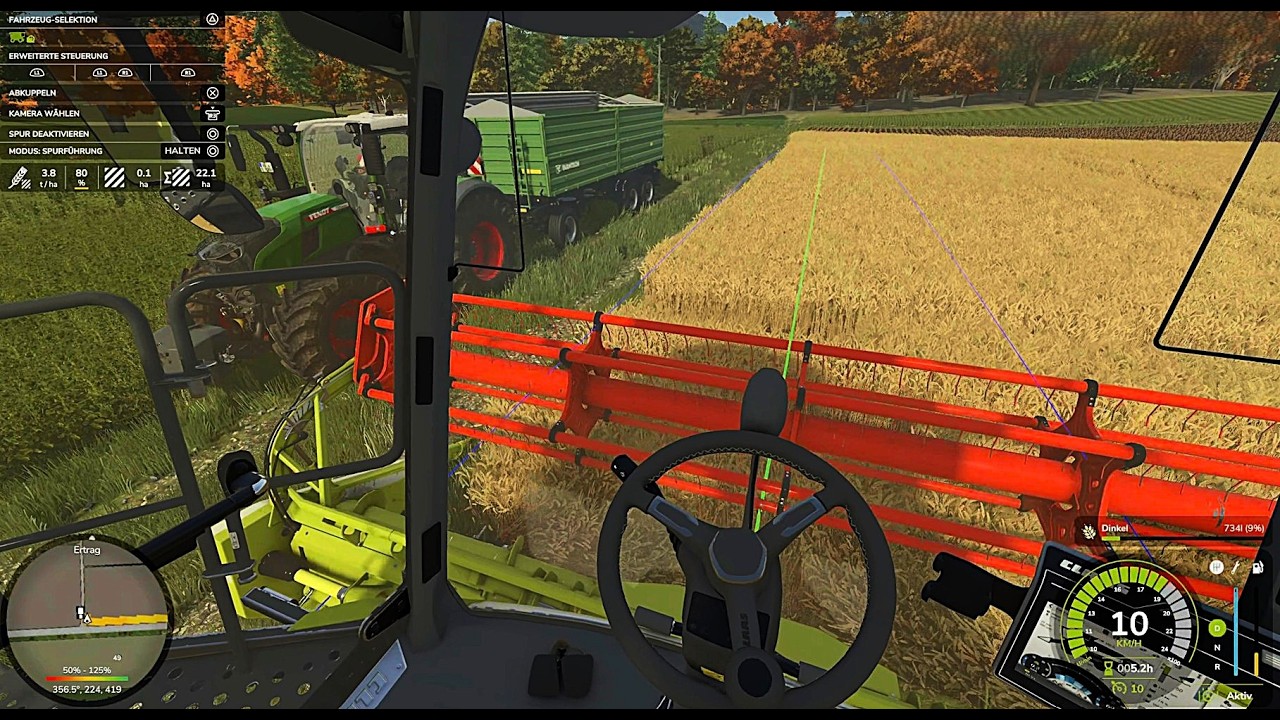 Short // Dinkel ernten - Harvesting spelt | Fendt 720 & Claas Evion | LS25 | FS25 | Gameplay PS5