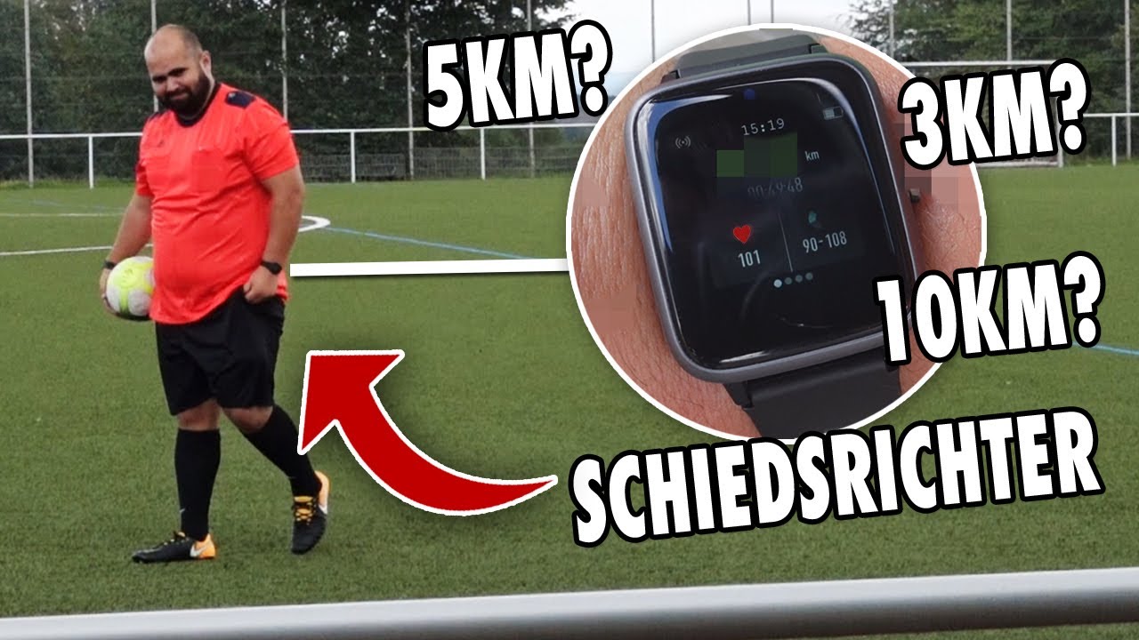 Wie viel laufe ich als SCHIEDSRICHTER über 90 Minuten? DER TEST! PMTV