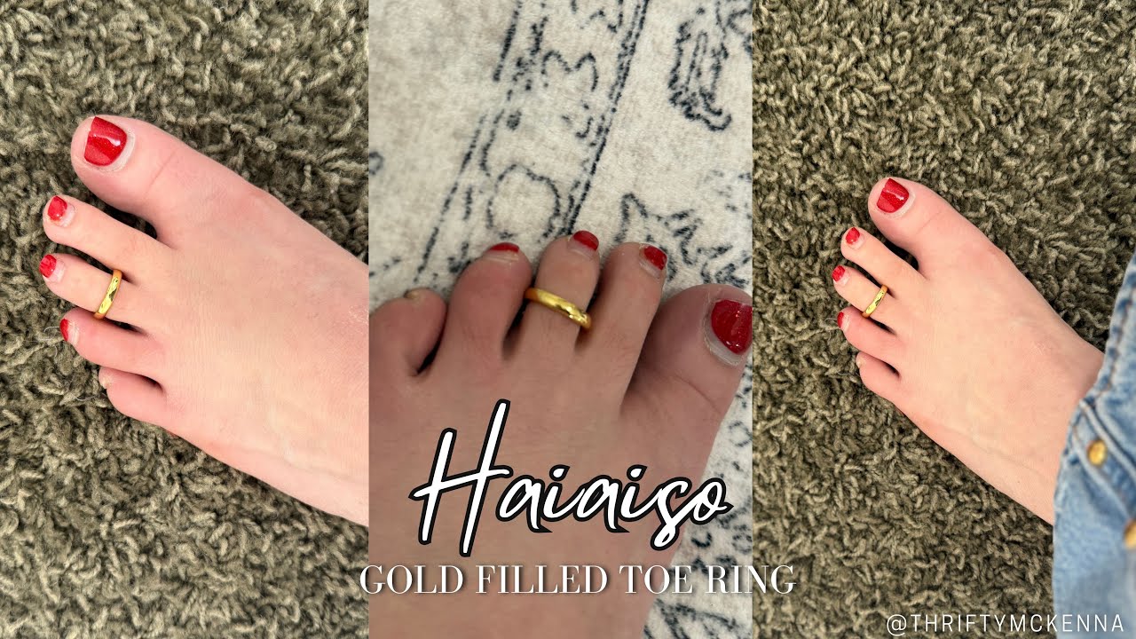 Haiaiso Gold filled toe ring