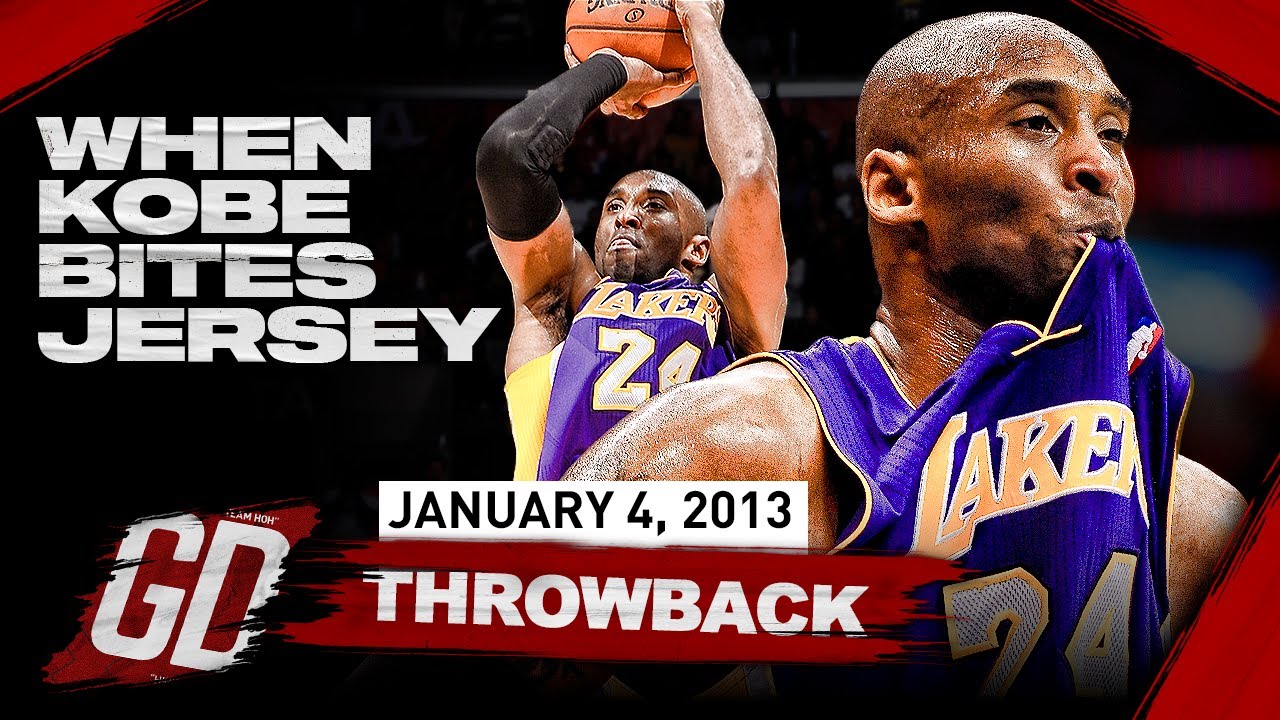 When Kobe Bites HIS Jersey 🔥 🐍 CRAZY Highlights vs Clippers | January 4, 2013