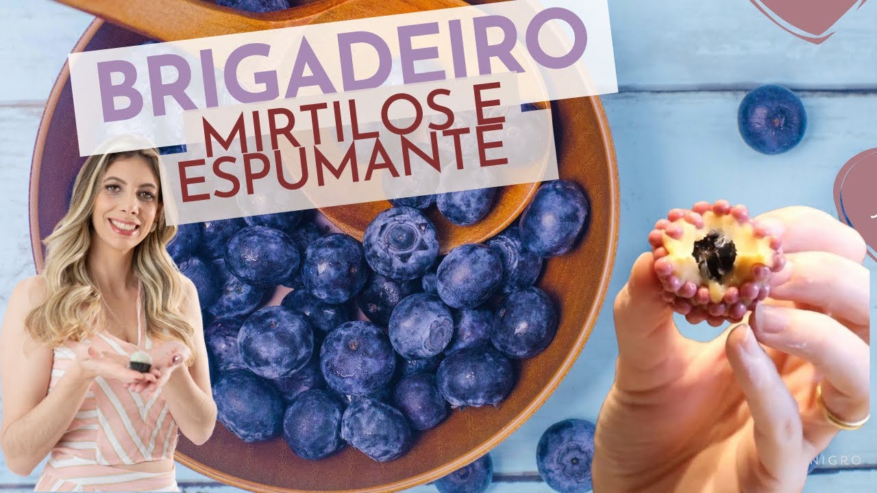 Aprenda a fazer Brigadeiro de Espumante Brut com Mirtilos | Sobremesa sofisticada e irresistível