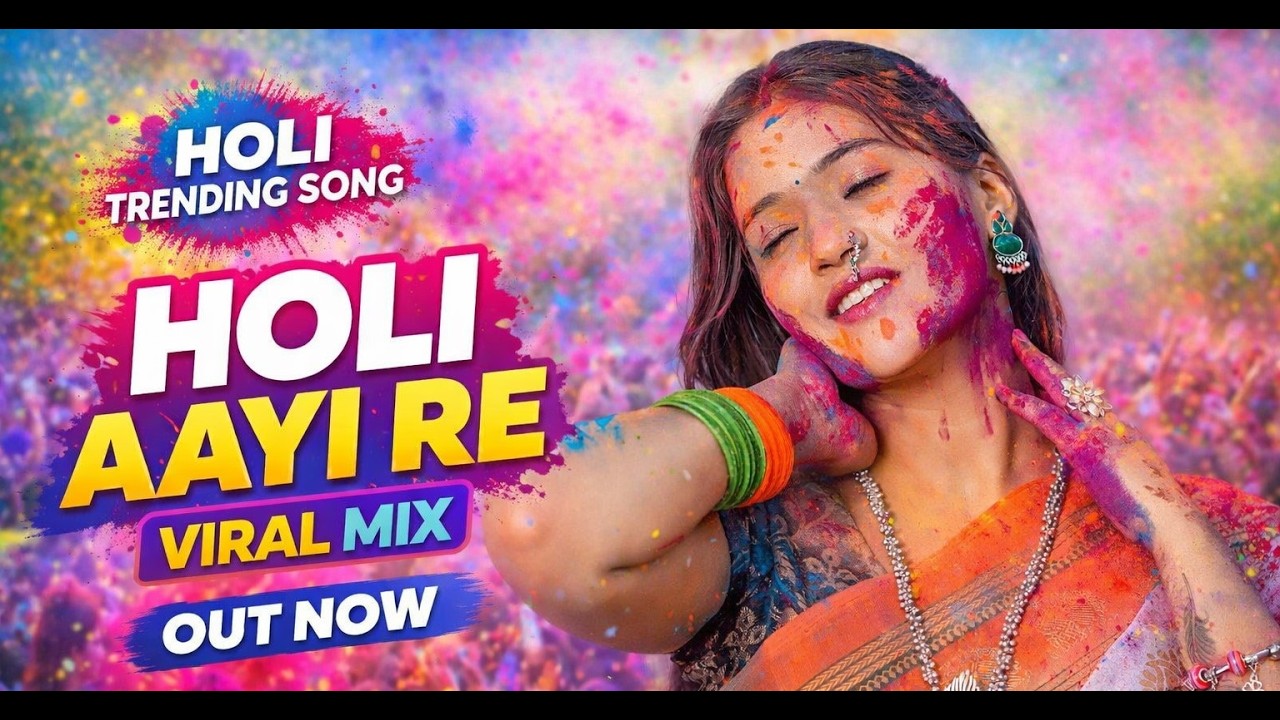 Holi Aayi Re 🌈 | Holi Trending Song 2026 | Viral Mix | DJ Remix | Deepak Visuals
