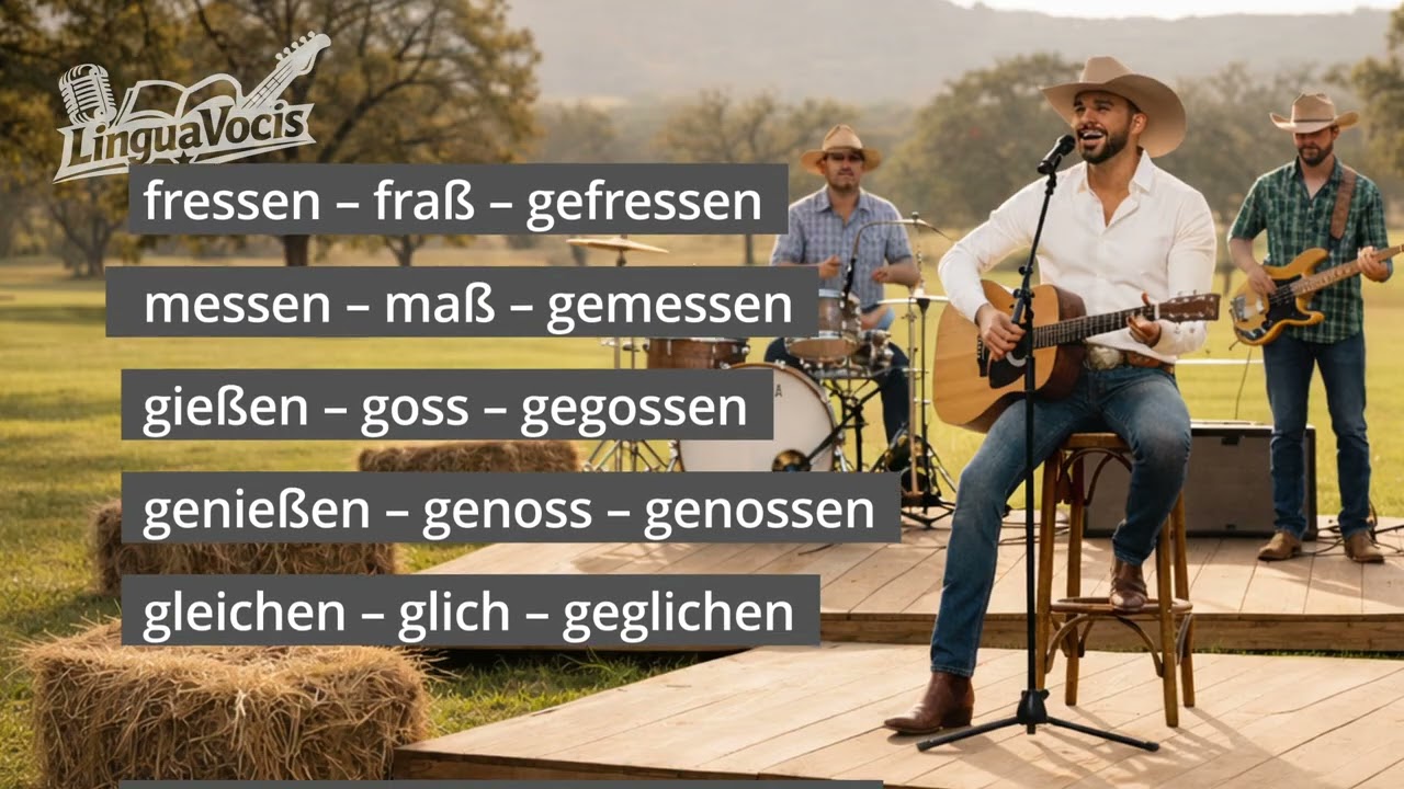 German: Starke Verben A1-B2 P.1