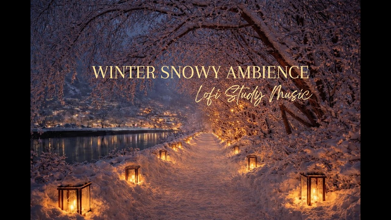 Lofi Study Music ❄️ Winter Snowy Ambience  | Música Lofi para Estudiar en Ambiente Invernal