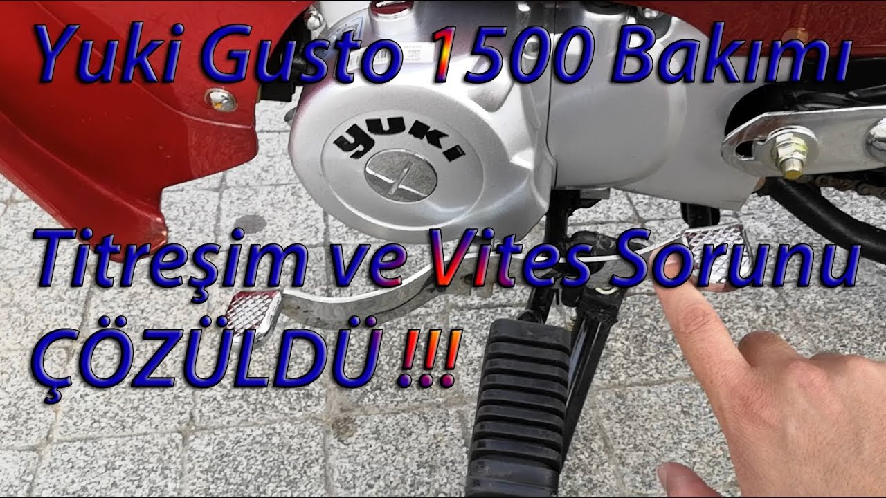 Yuki Gusto 1500 Bakımı (Titreşim ve Vites Problemine Kesin Çözüm)