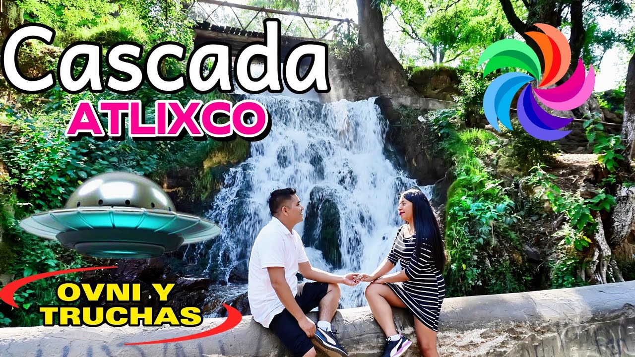 CASCADA 🟢 OVNI👽 Y GRANJA de TRUCHAS🐟 ATLIMEYAYA, ATLIXCO, Pueblo Mágico, ¿Qué hacer en Atlixco? 4K