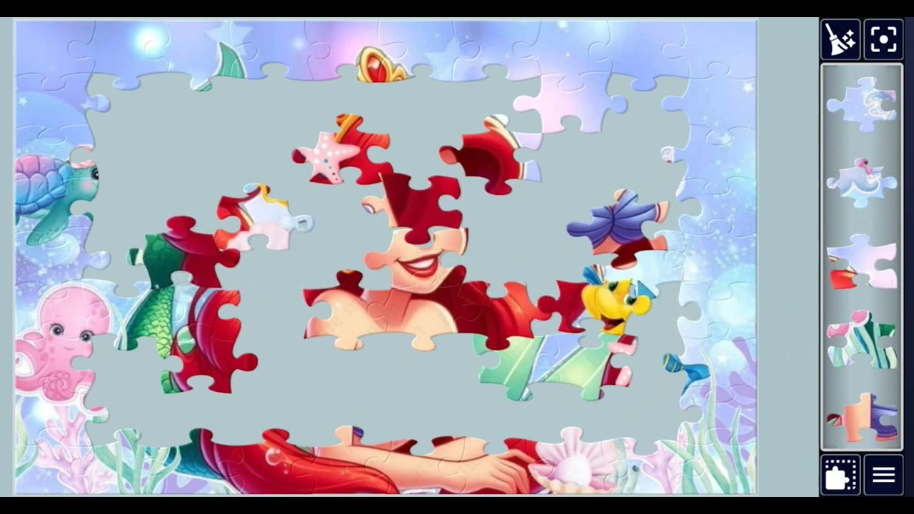 🧜‍♀️Ariel’s Magical🪄✨Underwater🫧 World🌊Disney Princess👸👸//🧩🧩jigsawpuzzlejourney🧩🧩 jigsawpuzzle 🧩🧩