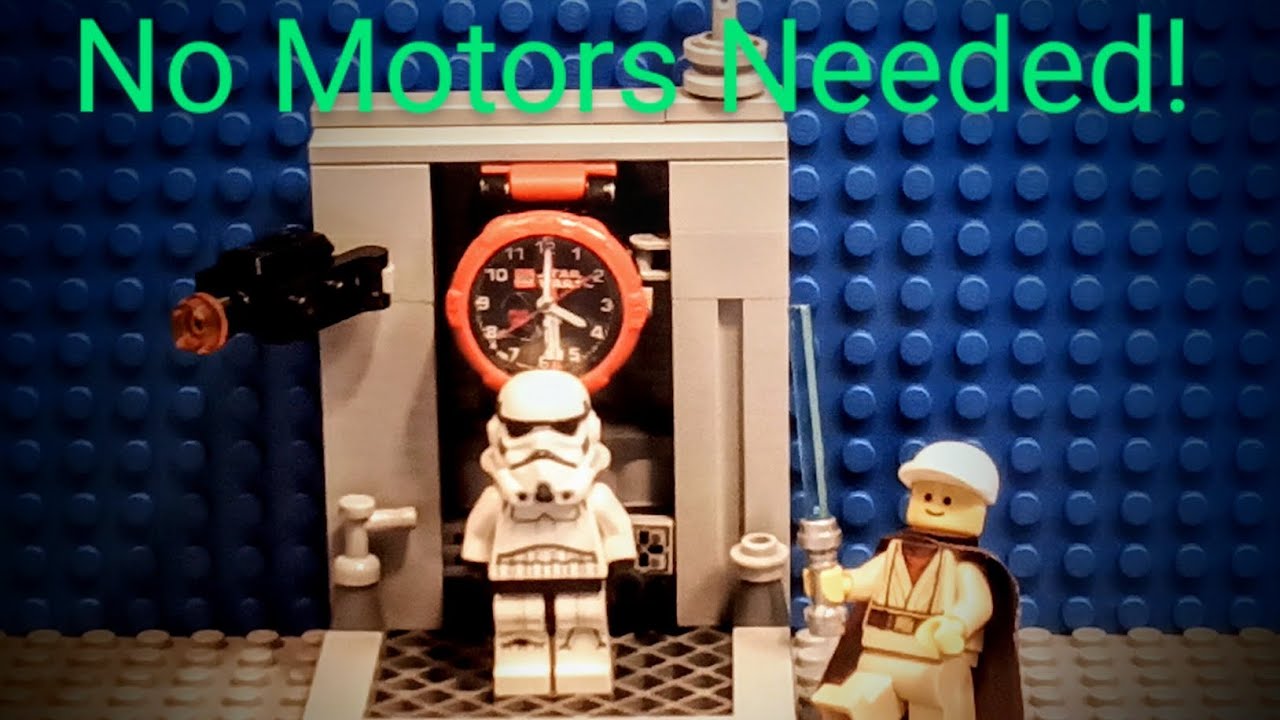 How To Build a Lego Star Wars Clock #lego #stopmotion #legohowtobuild #starwars 