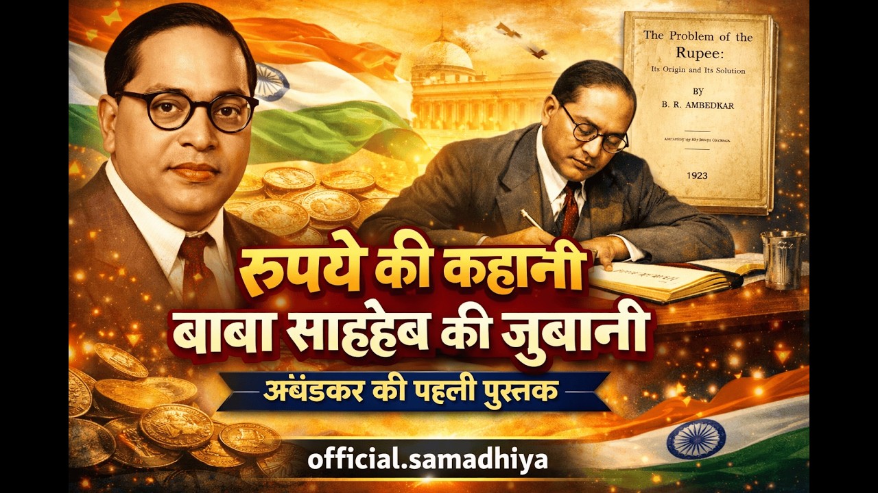 🔷 Dr. B.R. Ambedkar Ki Pehli Pustak | The Problem of the Rupee Explained | Baba | official.samadhiya