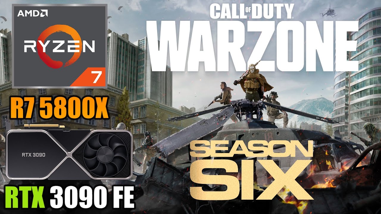 Call of Duty: Warzone - RTX 3090 + R7 5800X - 1080p, 1440p & 4K - High & Low Settings - Season 6