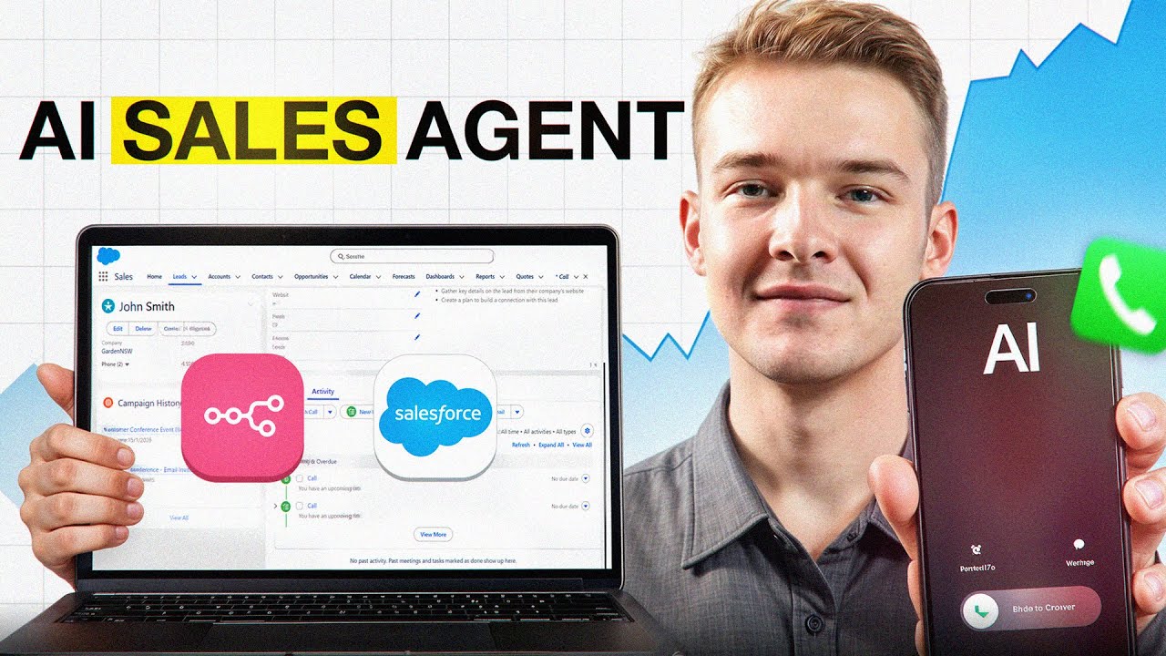 Easily Build An AI Voice Agent With n8n + Salesforce