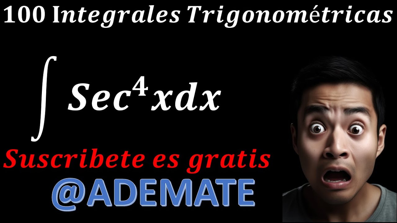 integral Trigonométrica | Integración trigonométrica | ejemplo 3 | integral de sec^4(x)dx