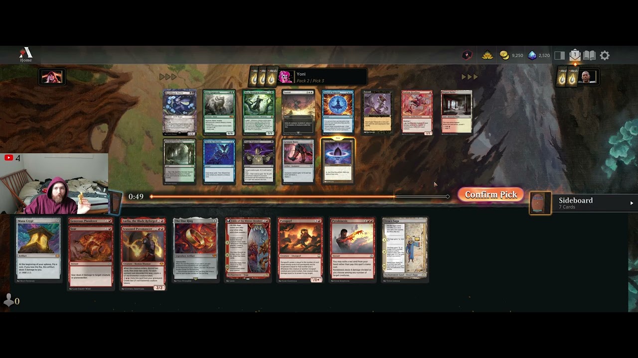 🤬🤬WHY DID THEY CUT BROADSIDE🤬🤬| MONO RED ARTIFACTS | POWERED CUBE V3 | MTG ARENA