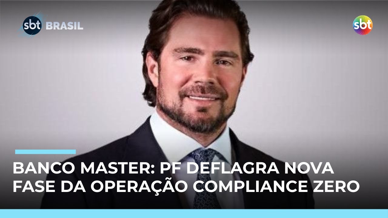 PF deflagra nova fase da opera&ccedil;&atilde;o Compliance Zero contra Vorcaro e outros investigados | #SBTBrasil