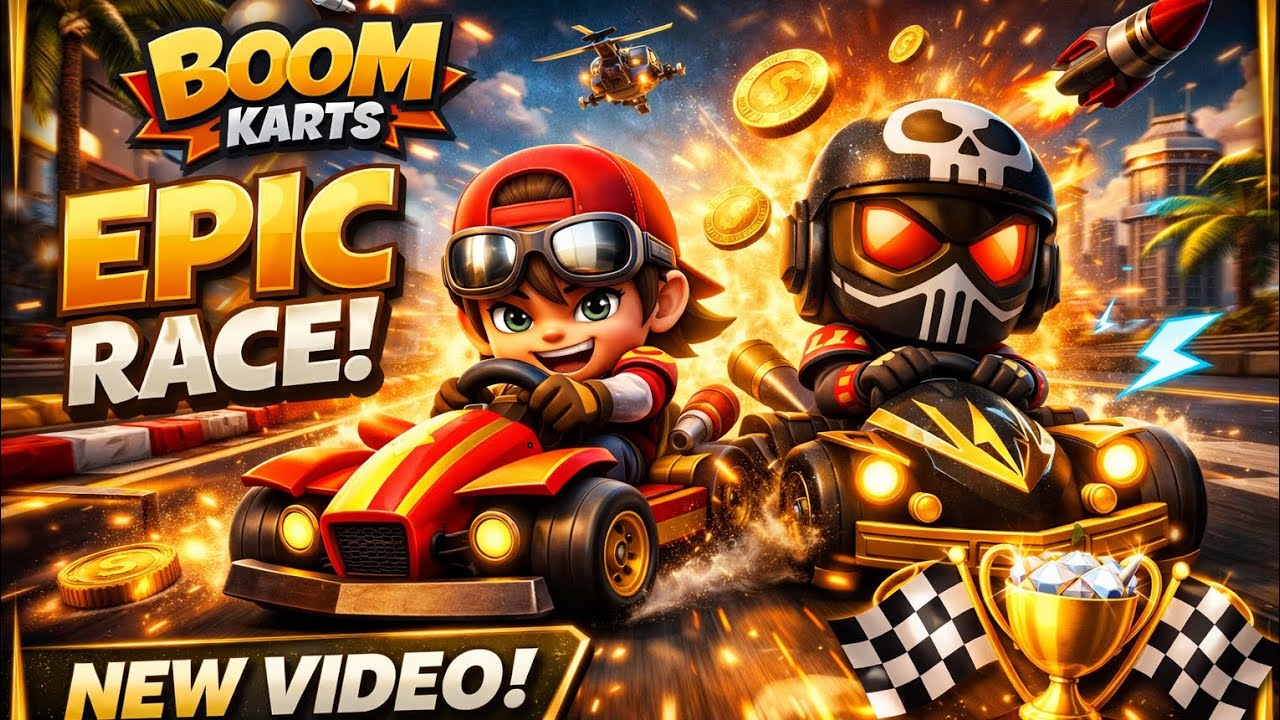 🔥 “Insane Boom Karts Battles: Nonstop Action!” 🔥