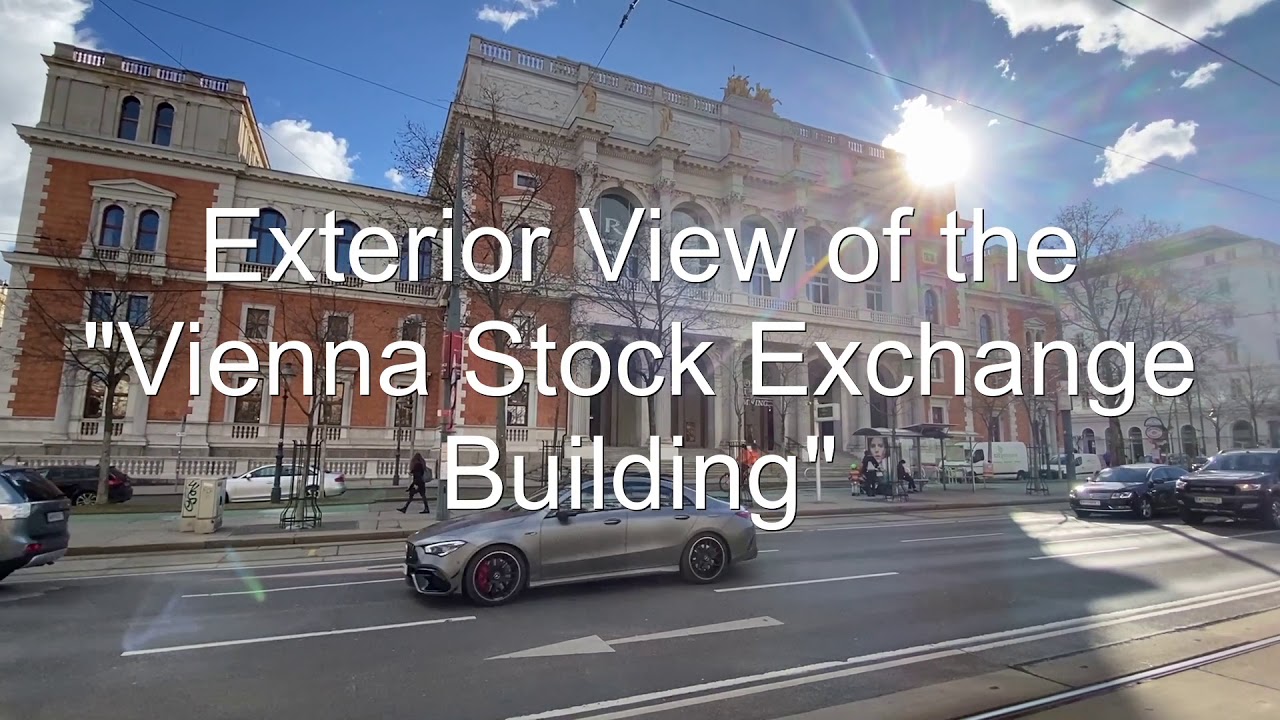 #ringstrasse #wien  / Exterior view of the Vienna Stock Exchange Building.