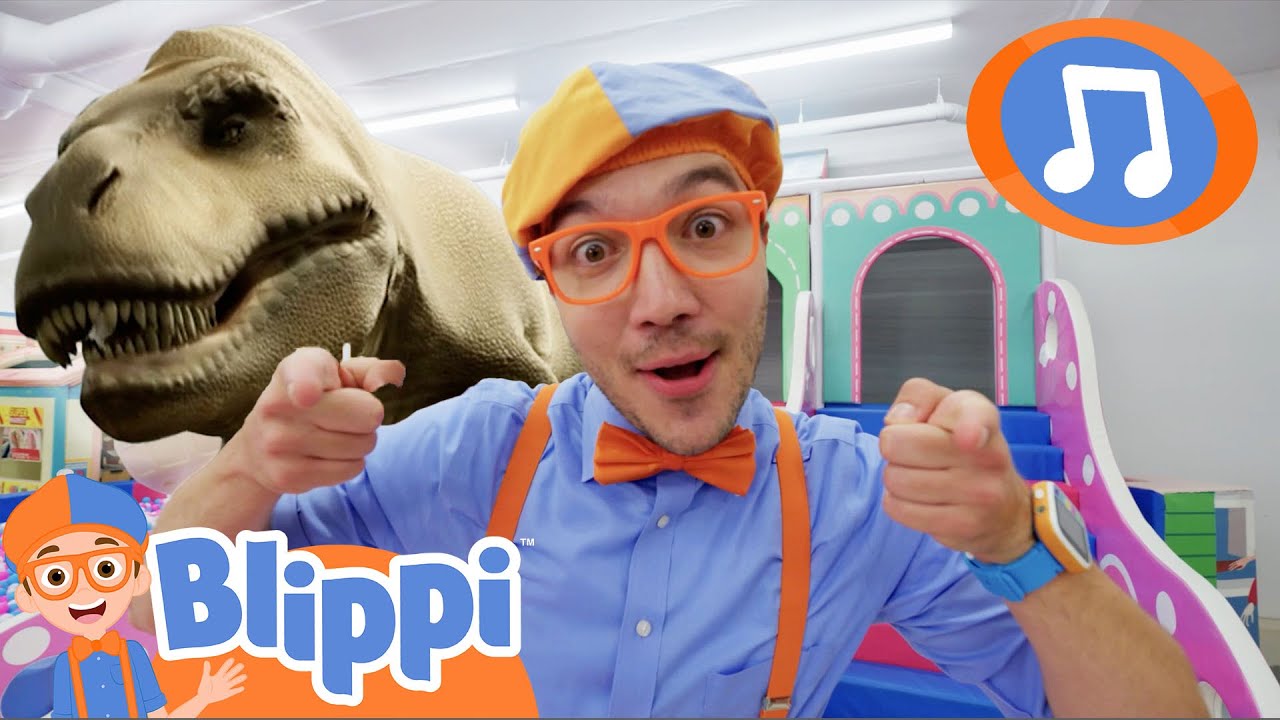 Do Your Dino Dance | Blippi Music Videos for Kids | Holiday Music | Kids Songs | Sing a Long