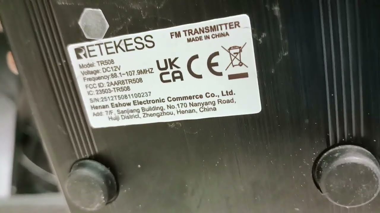 RETEKESS FM transmitter TR508