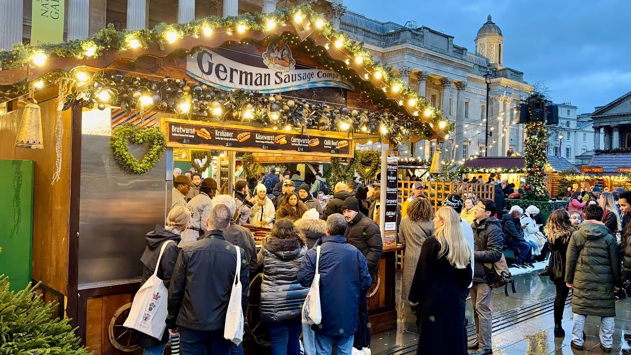 London Christmas Market 2025 | Mayfair Christmas Lights 2025 | London Boxing Day  [4K HDR]