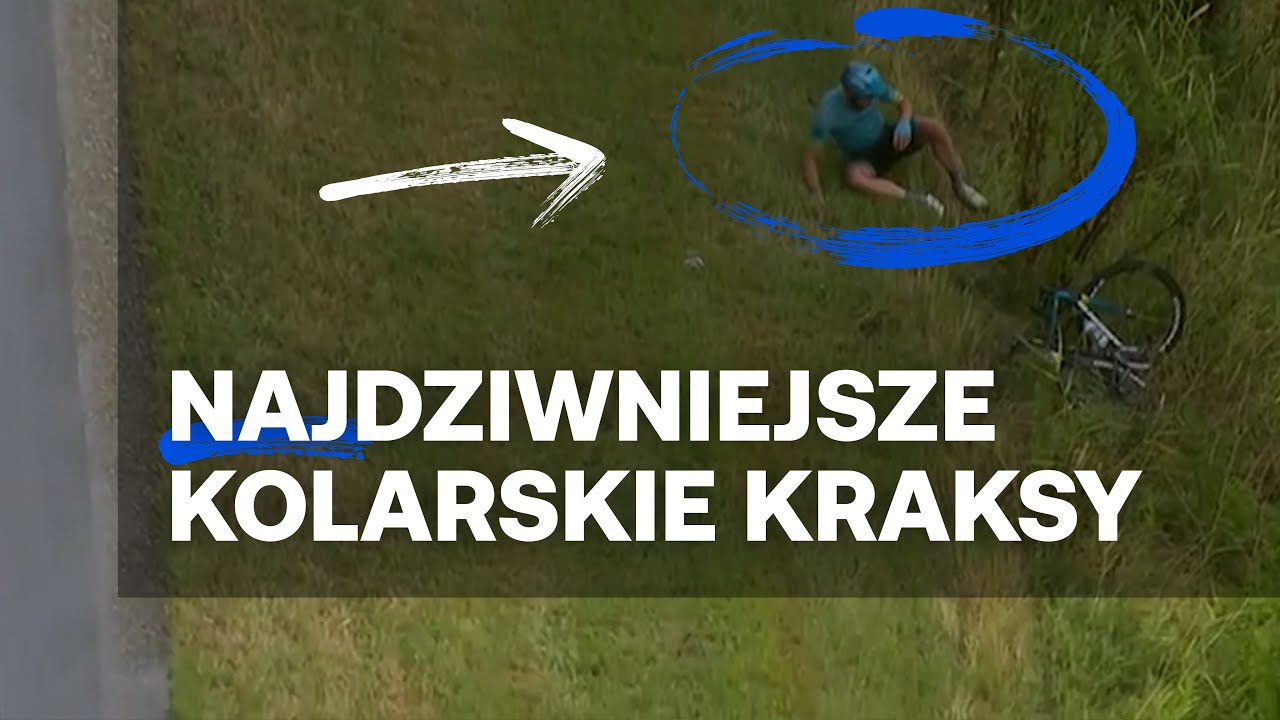Najdziwniejsze kraksy na rowerze #1