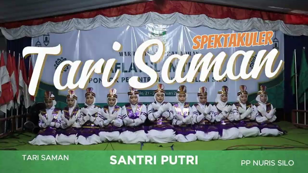 TARI SAMAN SPEKTAKULER SANTRI PUTRI | @nurissilo #trendingvideo #santriwati #tarisaman