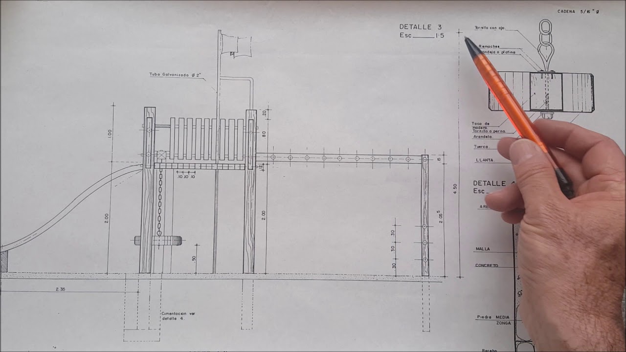 PLANOS DE DETALLES ARQUITECTÓNICOS. Tutoriales de arquitectura.