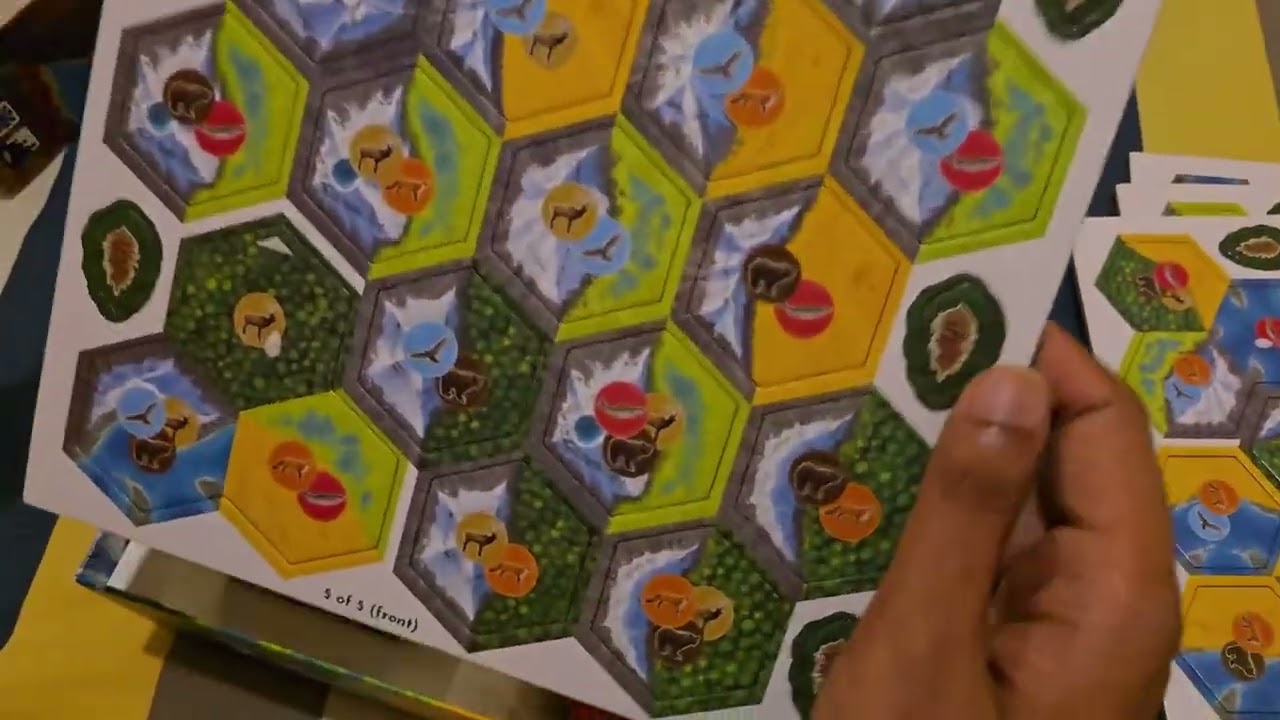 Cascadia Unboxing – What's Inside the Box? | Cascadia Board Game පෙට්ටිය කඩමුද ?