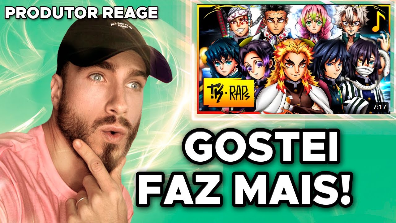 Rap dos Hashiras Pilar da Respiração (Demon Slayer) TK RAPS PRODUTOR - MUITO BOMMM! (REACT, análise)