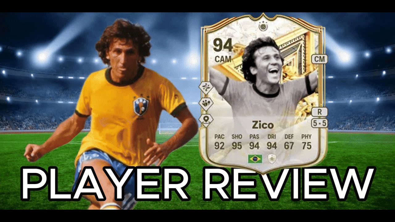 5🌟5🌟94 FUT IMMORTALS ICON ZICO PLAYER REVIEW! FC 25 ULTIMATE TEAM
