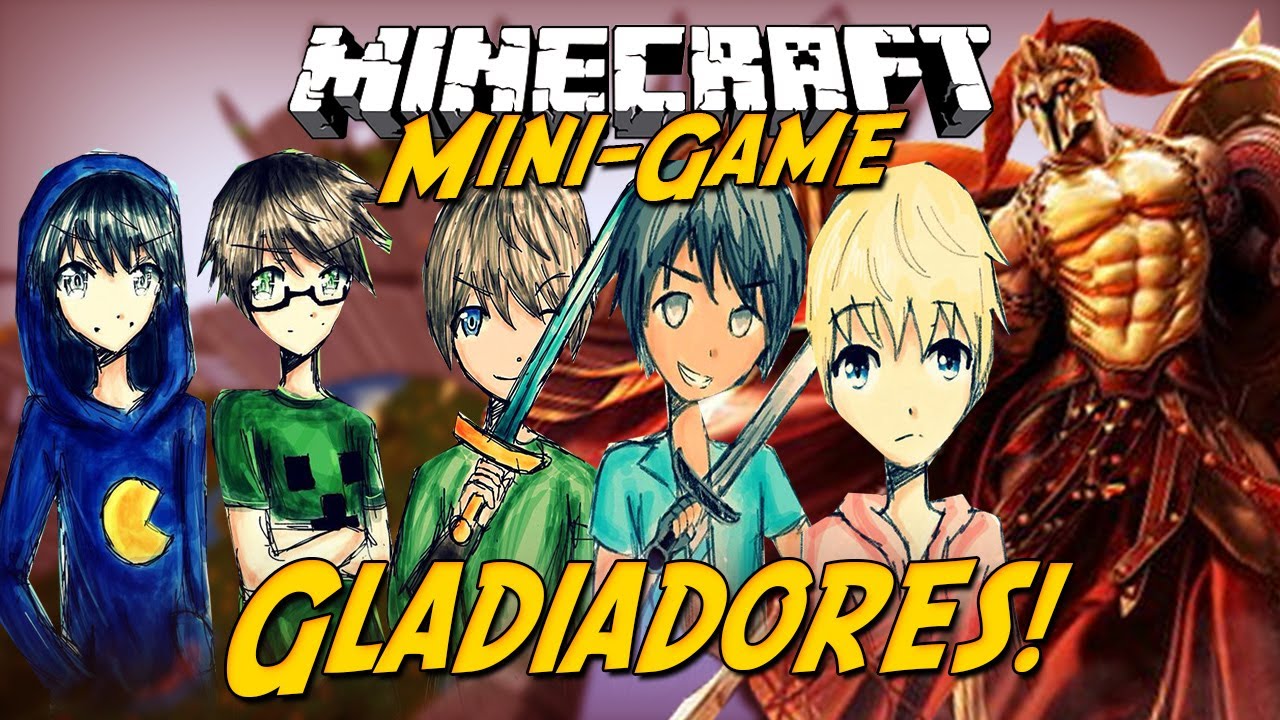 Minecraft: OS GLADIADORES! (Mini-Game)