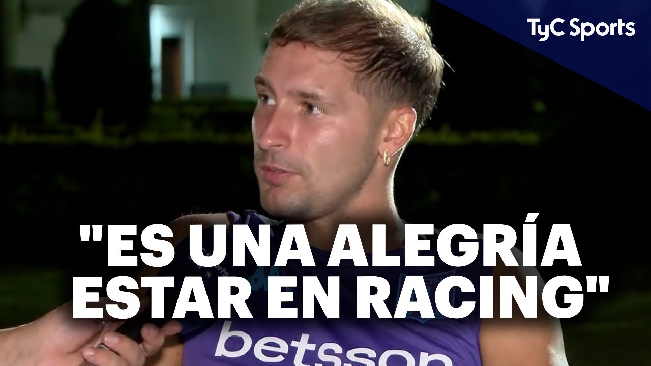 MATKO MILJEVIC en TyC SPORTS: “ELEGÍ CON EL CORAZÓN Y SENTÍ QUE RACING ERA EL LUGAR PARA VENIR”🗣️
