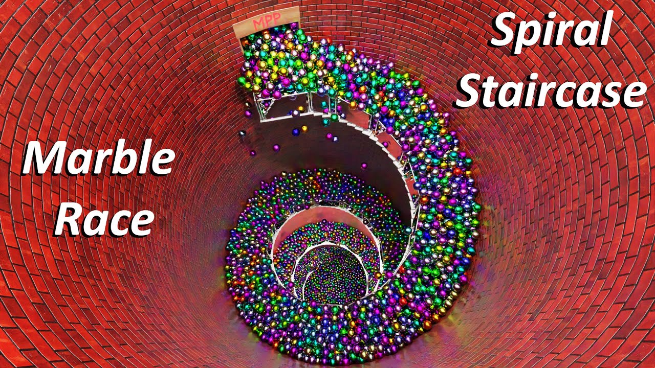 Marble Race Spiral Staircase