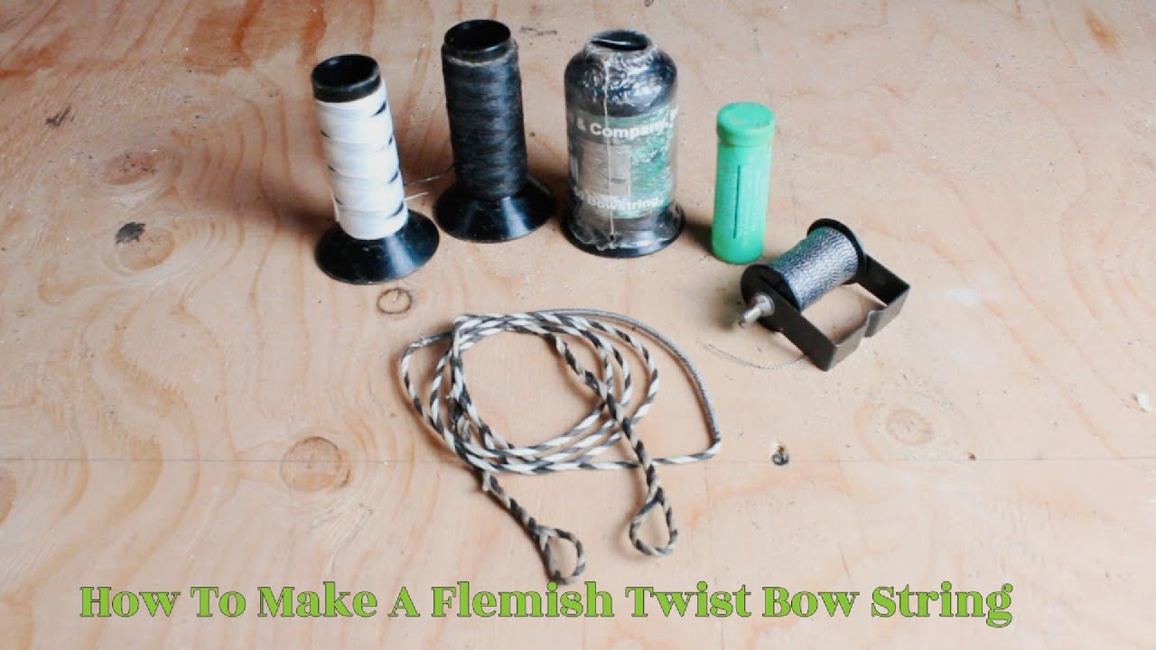 How To Make A Flemish Twist Bow String