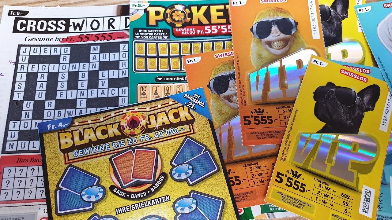 Schweizer Glück Nr. 15 - Crossword, Black Jack, VIP, Poker