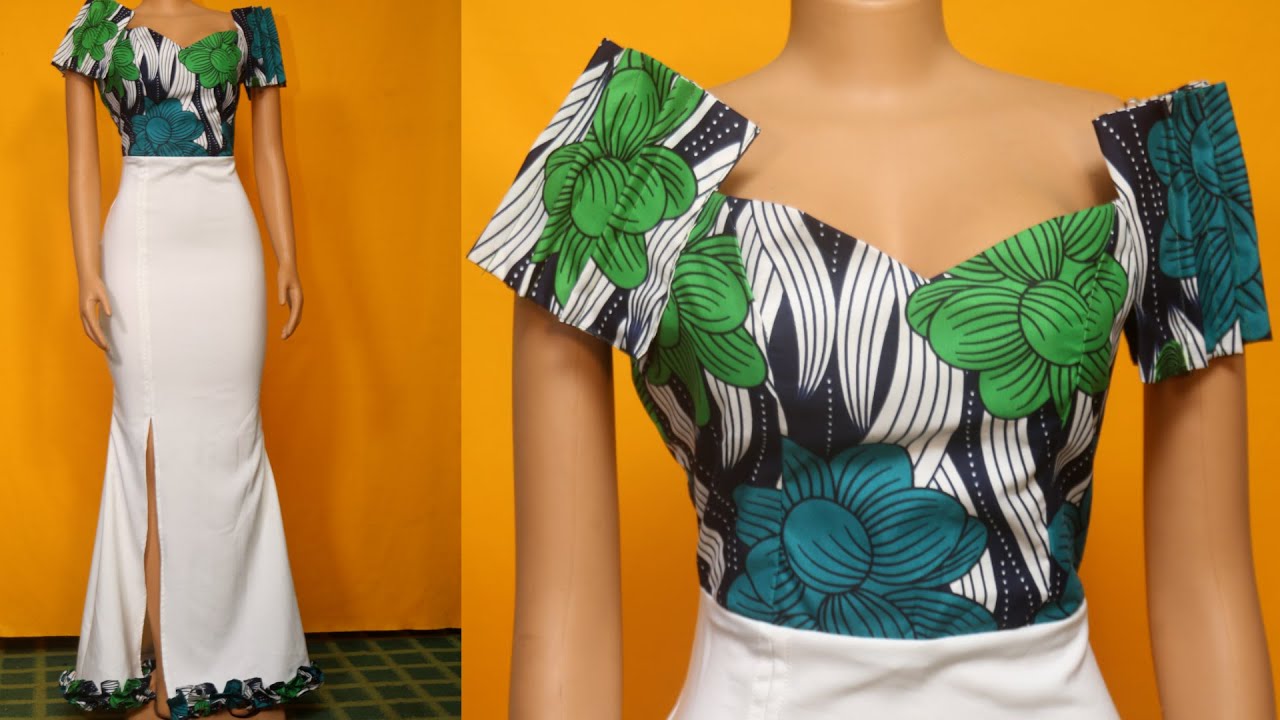 Drum Sleeve Dress || Off Shoulder Front Slit Dress || Off Shoulder Fish Dress