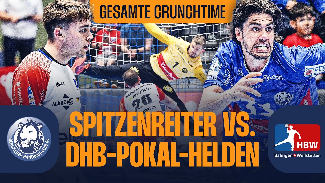 SPANNUNG im Topspiel bis zur SCHLUSSSEKUNDE I Gesamte Crunchtime von Bergischer HC 🆚 @DieGallier