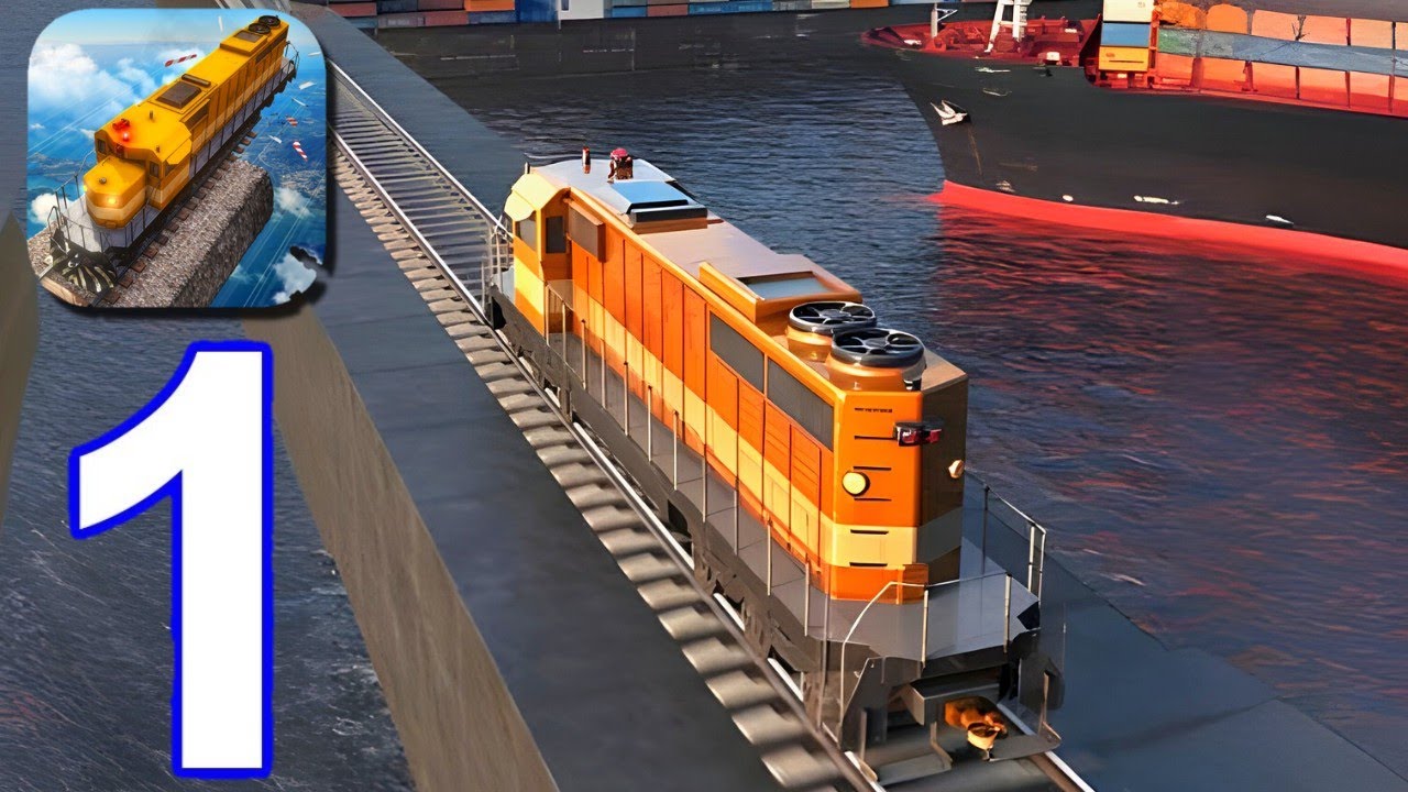 Train Ramp Jumping - Gameplay Walkthrough, All levels 1-5 (iOS, Android) | Boombits Games