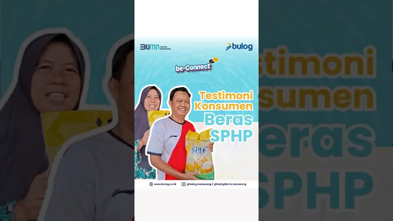 Testimoni Konsumen Beras SPHP Pasar Johar Karawang #BULOG #BULOGKarawang #MengantarkanKebaikan #sphp