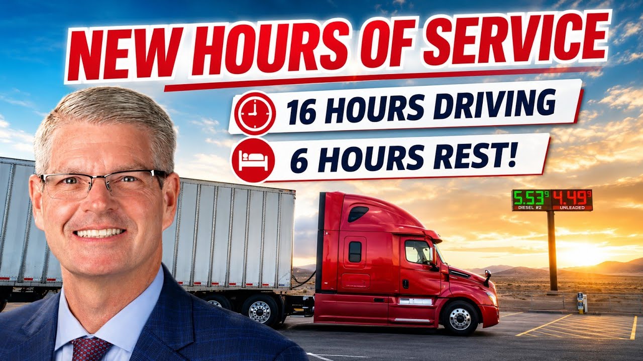 FMCSA Hours of Service- 16 Hrs Driving, 6 Hrs Rest Waiver 