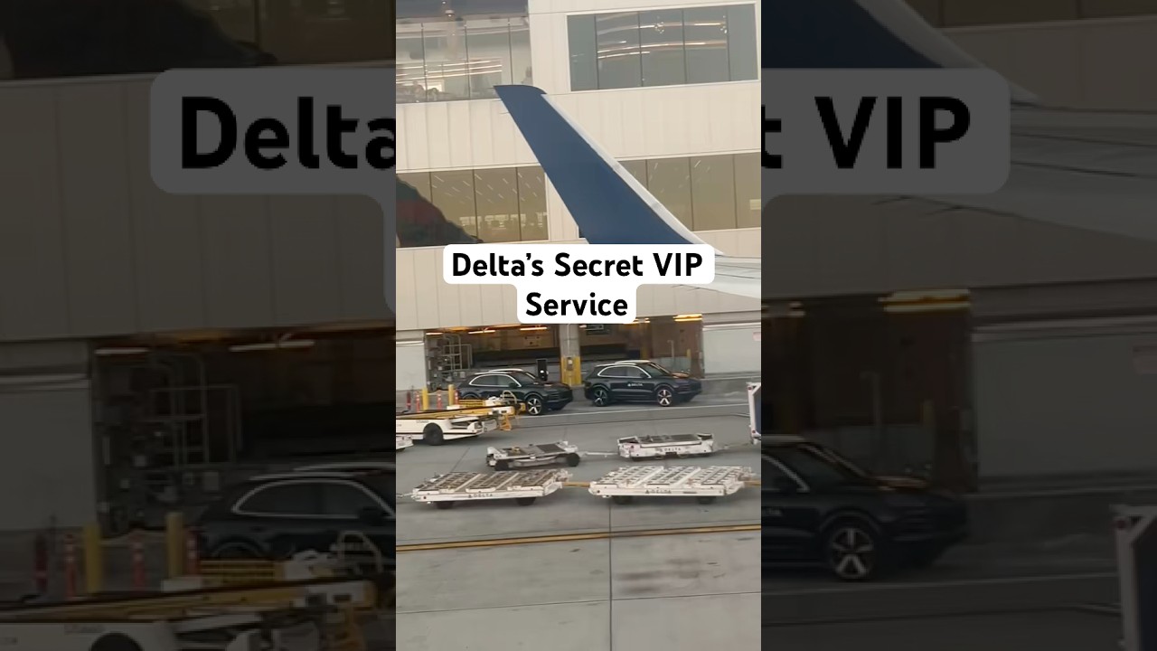 Delta&rsquo;s Secret VIP Service #delta #deltaairline #airline #airlines #firstclass #luxuryservice #lax