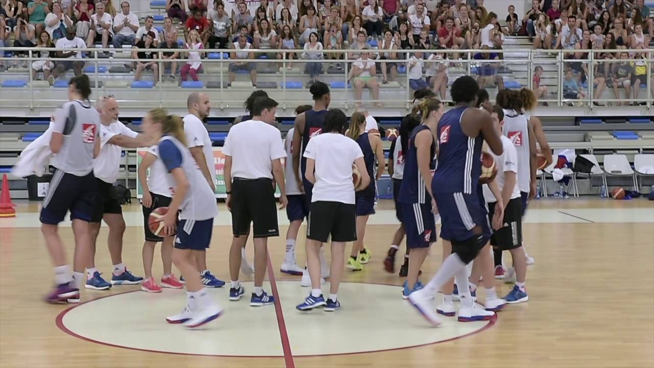 L'équipe de France Féminine de basket-ball.