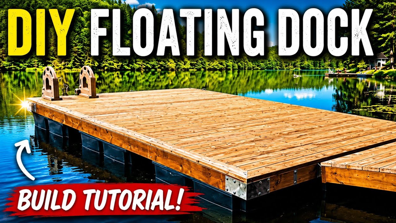 DIY 10x16 floating dock build