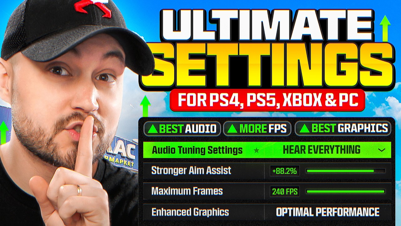 BEST SETTINGS for WARZONE & BO6! (Best Controller, Audio and Graphics Settings in Warzone 3)