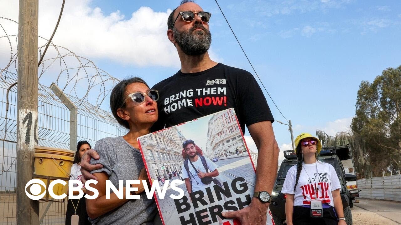 Parents of slain hostage react to release of living Israeli hostages by Hamas