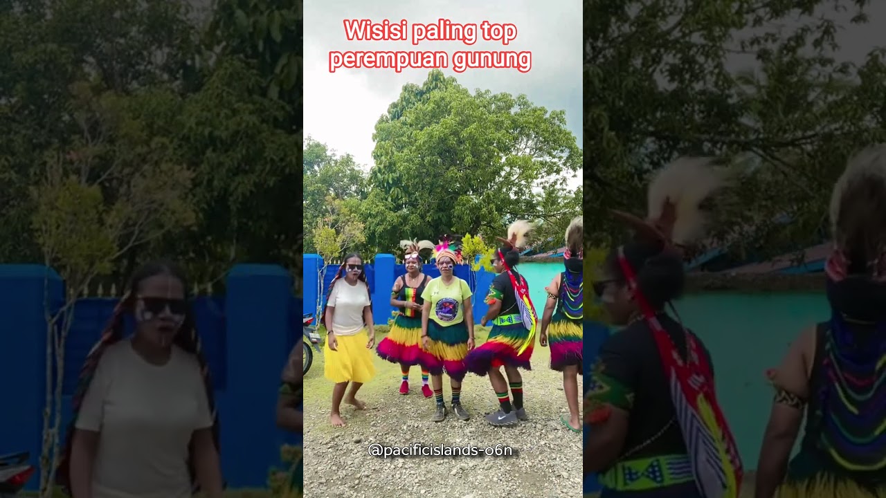 West Papua traditional dancers awesome performance 