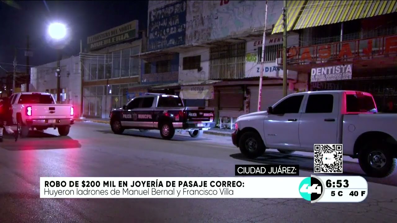 Robo de $200 mil en joyería de pasaje correo