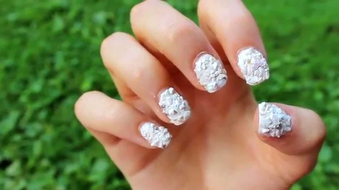 DIY: Crushed Seashell Nails
